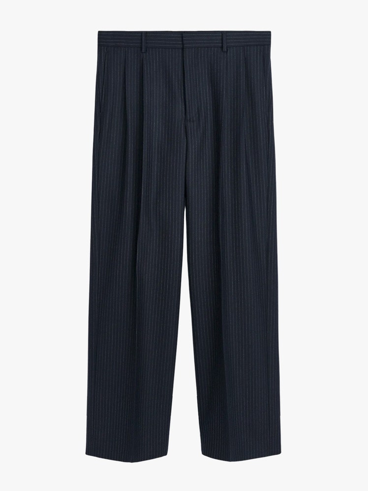 Wide Pleated Trousers