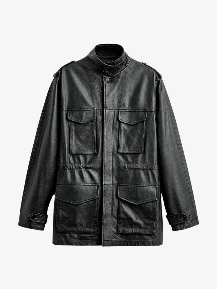 Leather Parka x Stefano Pilati