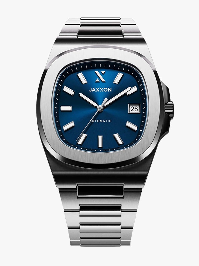Image may contain Wristwatch Arm Body Part and Person