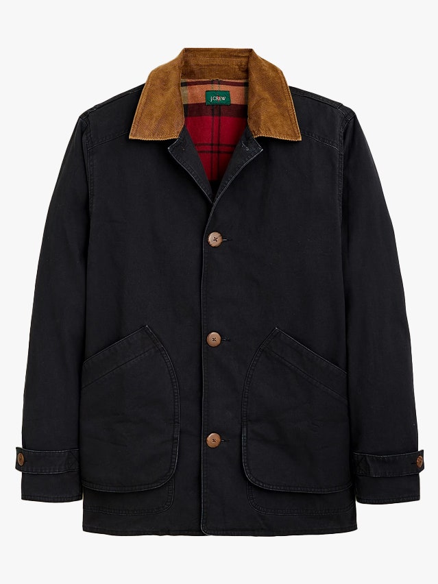 Image may contain Clothing Coat Jacket Blazer Pants Long Sleeve and Sleeve