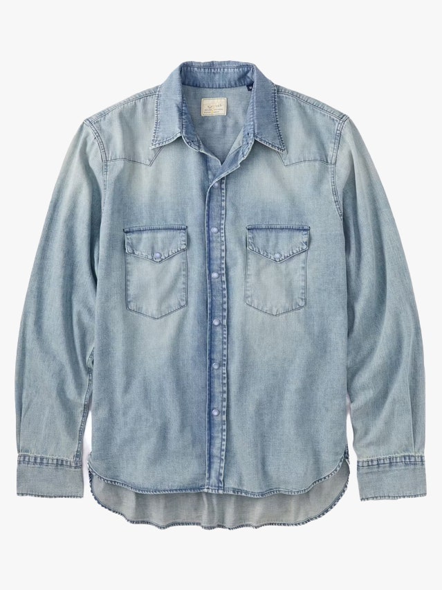 Image may contain Clothing Long Sleeve Pants Sleeve Jeans Coat Jacket and Shirt
