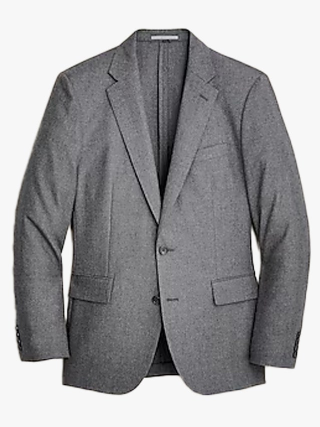 Image may contain Blazer Clothing Coat Jacket Formal Wear and Suit