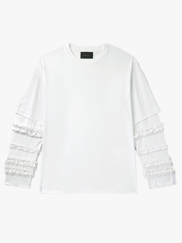 Image may contain Clothing Long Sleeve Sleeve and TShirt