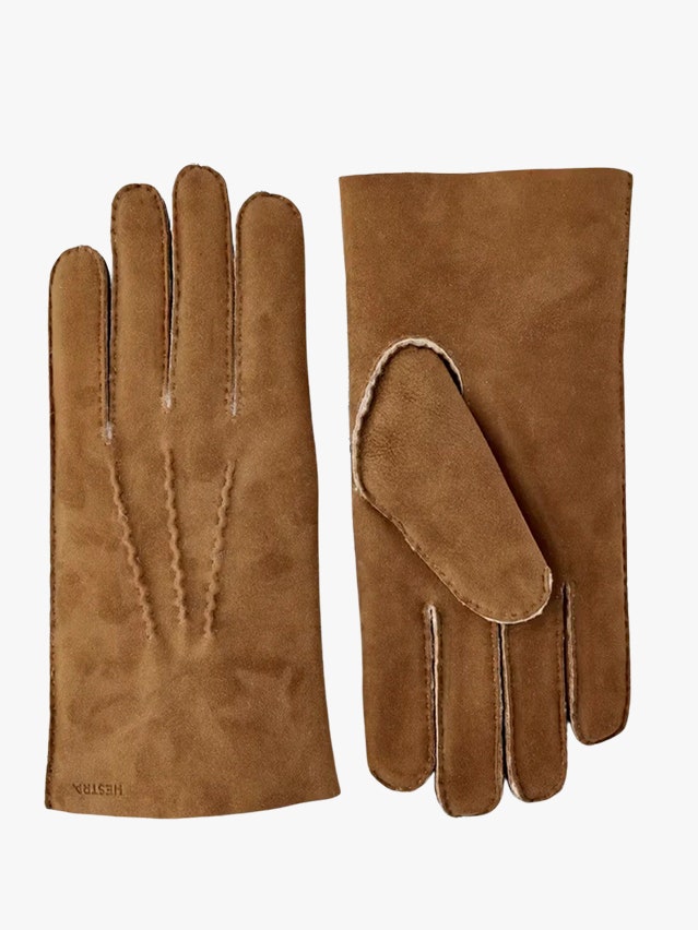 Image may contain Clothing Glove and Suede