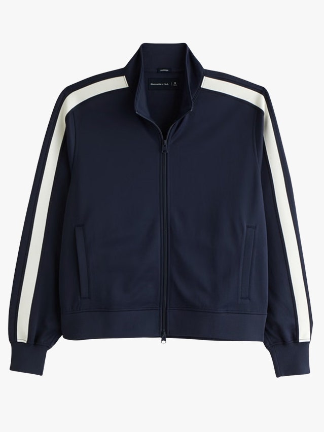 Image may contain Clothing Coat Jacket Fleece Knitwear and Sweater