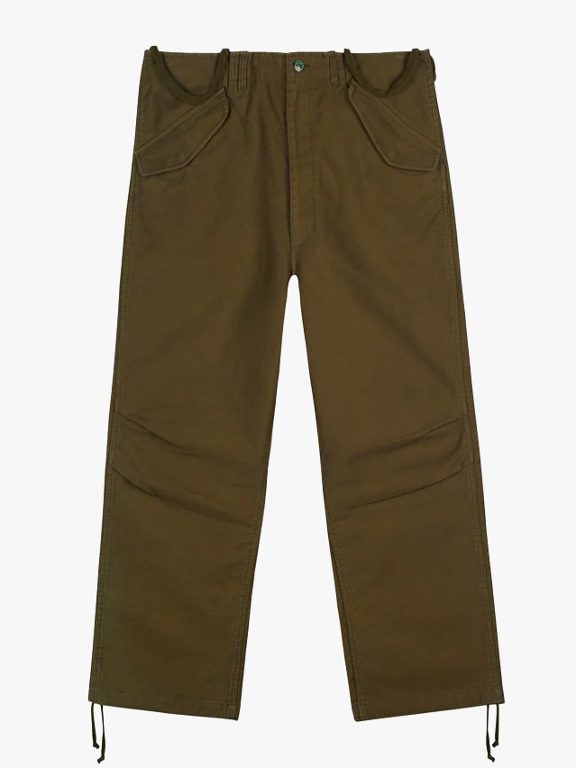 Image may contain Clothing Pants Khaki and Coat