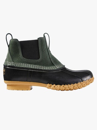 Image may contain Clothing Footwear Shoe Suede and Sandal