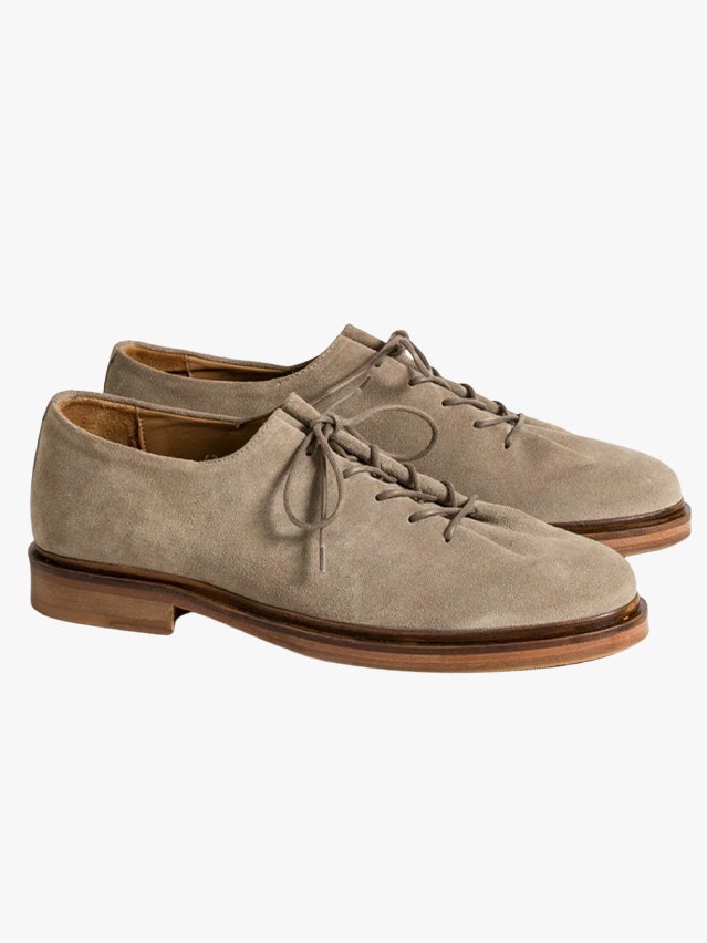 Image may contain Suede Clothing Footwear Shoe Sneaker and Canvas
