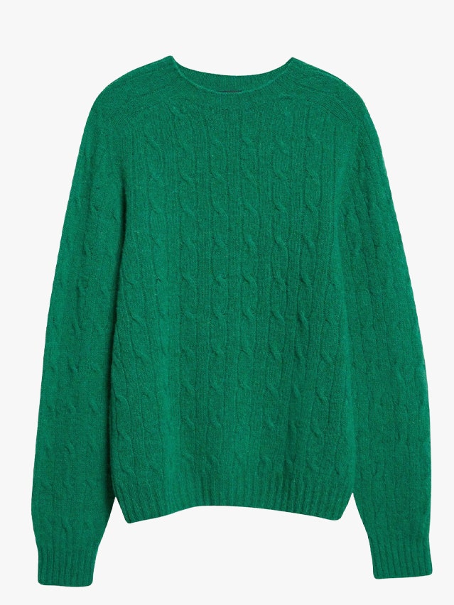 Image may contain Clothing Knitwear Sweater and Sweatshirt