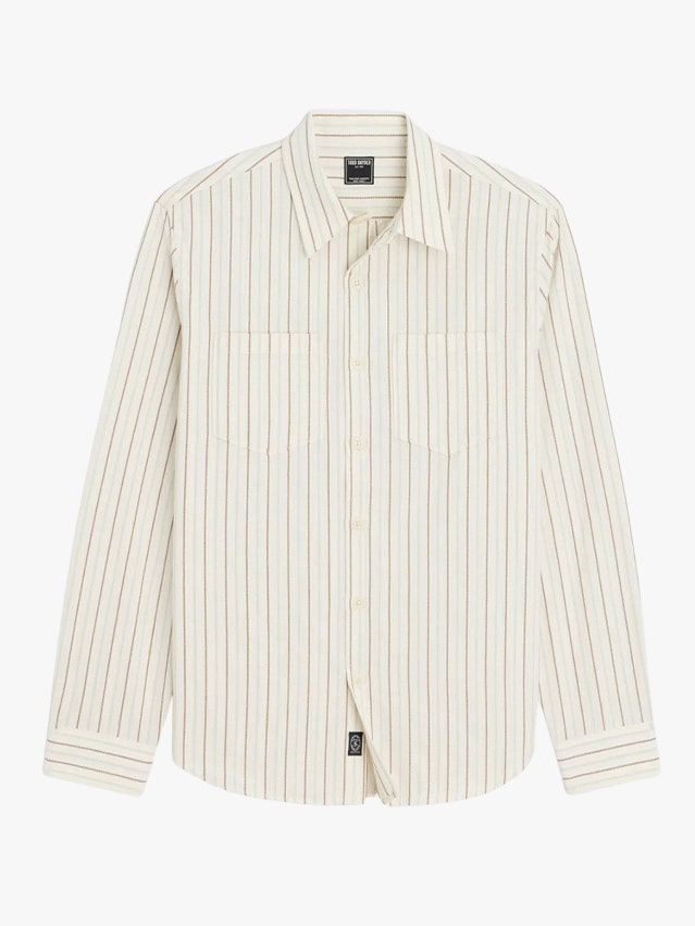 Image may contain Clothing Shirt Long Sleeve Sleeve Dress Shirt Home Decor and Linen
