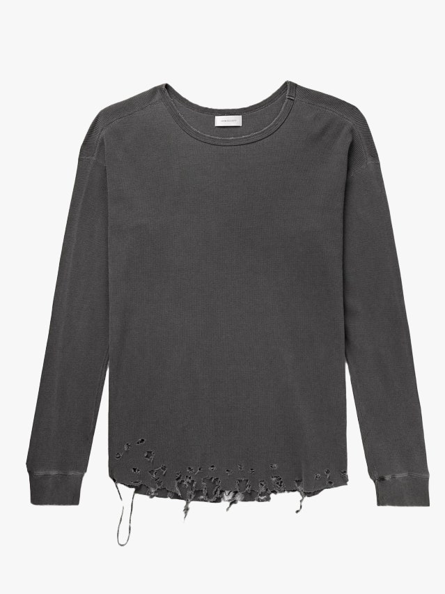 Image may contain Clothing Long Sleeve Sleeve Coat Knitwear and Sweater
