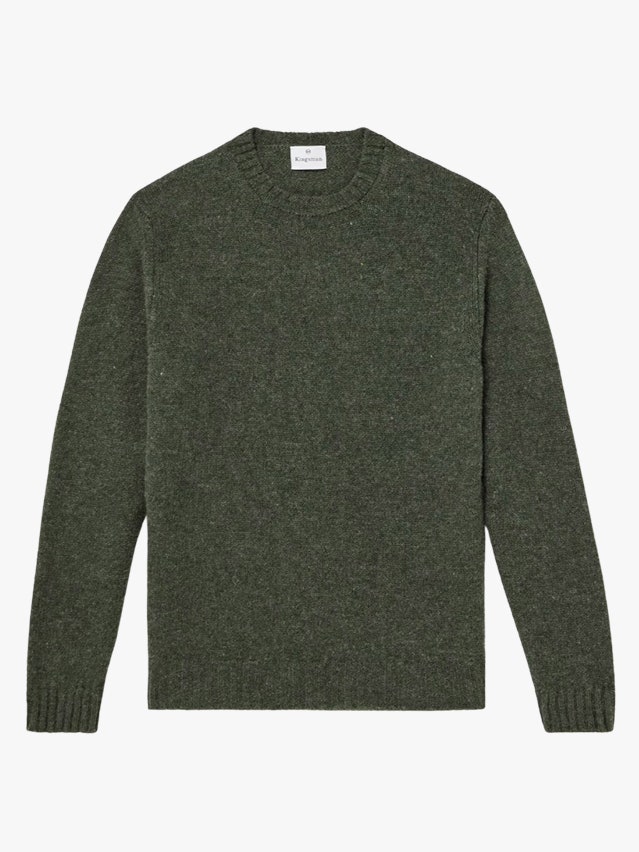 Image may contain Clothing Long Sleeve Sleeve Knitwear Sweater and Sweatshirt