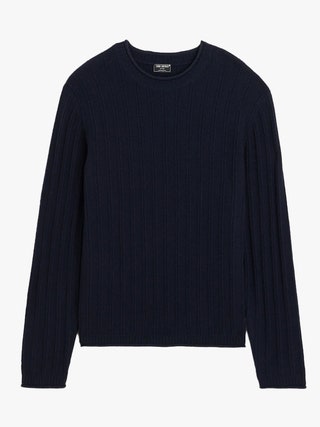 Image may contain Clothing Long Sleeve Sleeve Knitwear Sweater and Blouse
