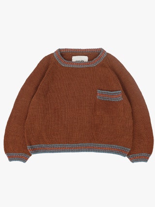 Image may contain Clothing Knitwear Sweater and Hat