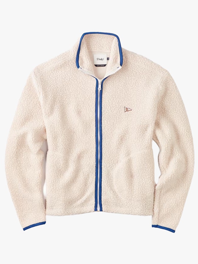 Image may contain Clothing Fleece Coat Jacket Knitwear Sweater Hoodie and Sweatshirt