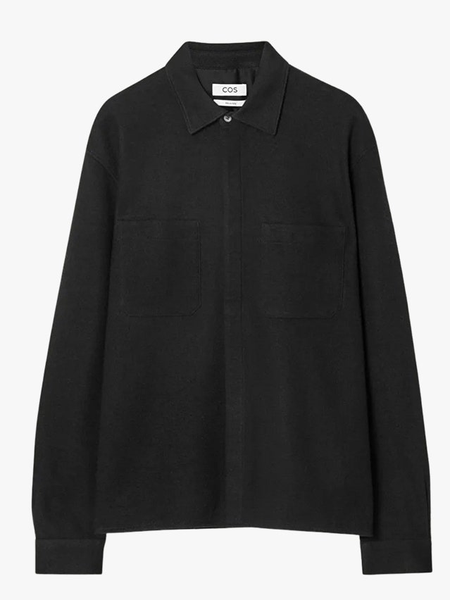 Image may contain Clothing Fleece Long Sleeve Sleeve Coat Knitwear Sweater and Sweatshirt