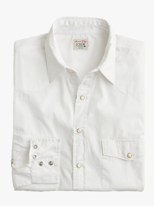 Image may contain Clothing Shirt Dress Shirt Long Sleeve and Sleeve