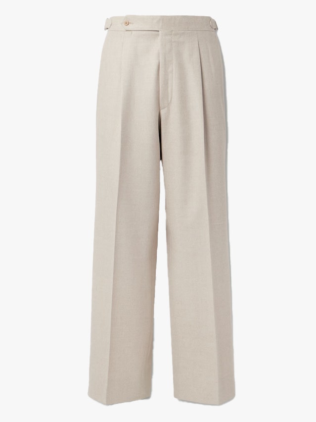 Image may contain Clothing Pants Home Decor and Linen