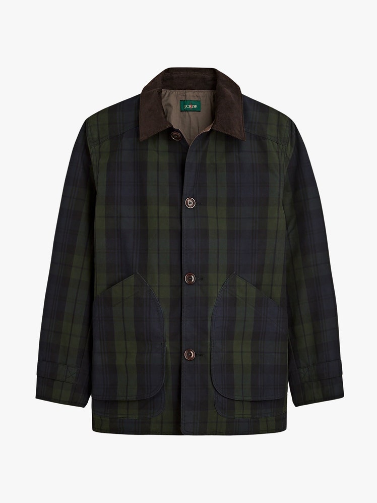Image may contain Clothing Shirt Coat Jacket Blazer Long Sleeve Sleeve and Dress Shirt