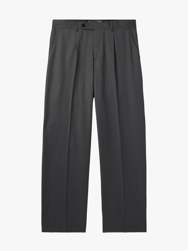 Service Pleated Wool Trousersand Jeans
