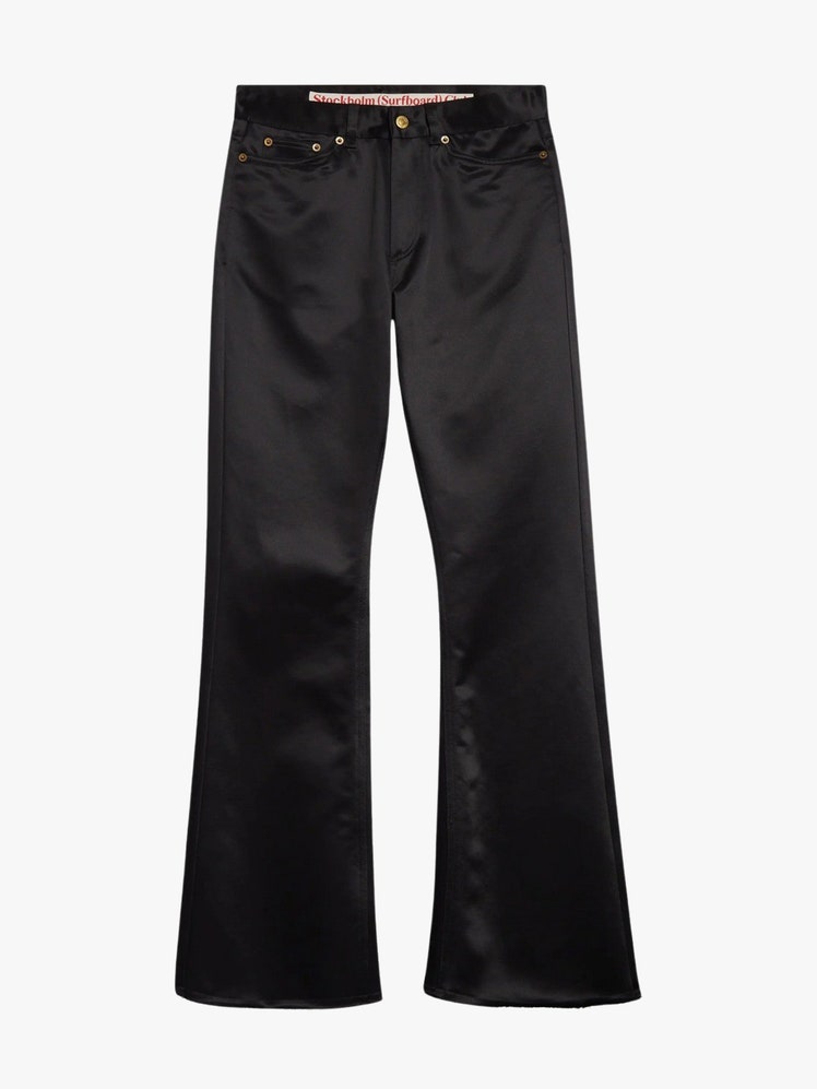 Fog Satin Bootcut Trousers