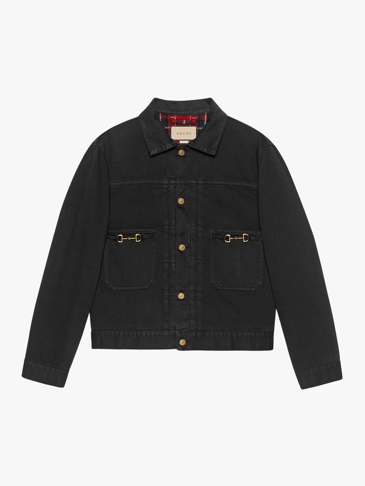 Horsebit Denim Jacket