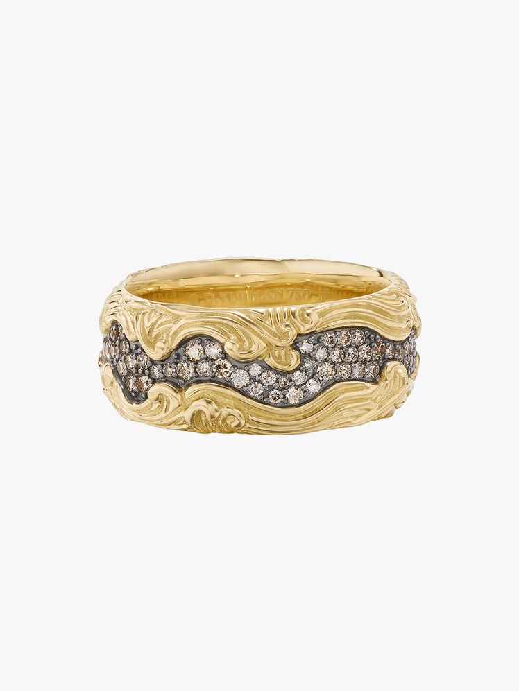Waves Band Ring