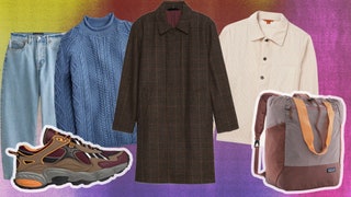 Image may contain Clothing Coat Long Sleeve Sleeve Footwear Shoe and Sneaker