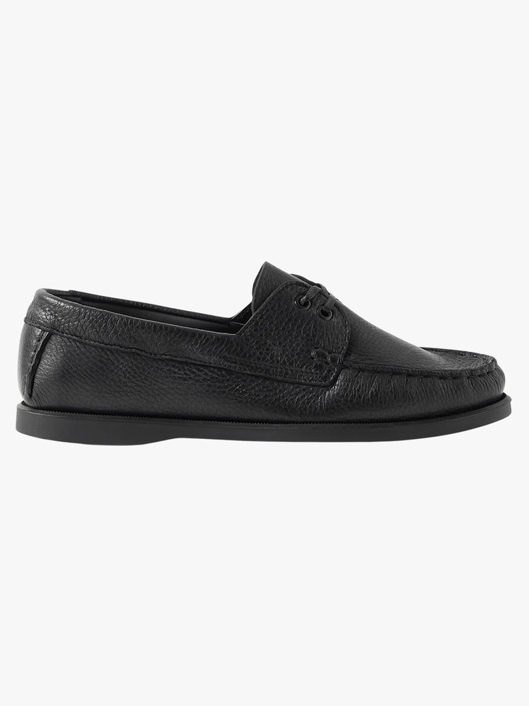 City Moc FullGrain Leather Boat Shoes