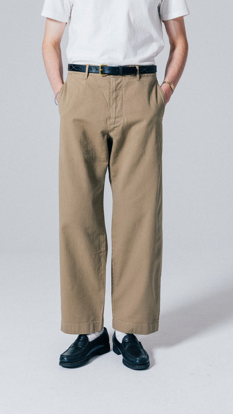 Todd Snyder Relaxed Fit Chinos from the front