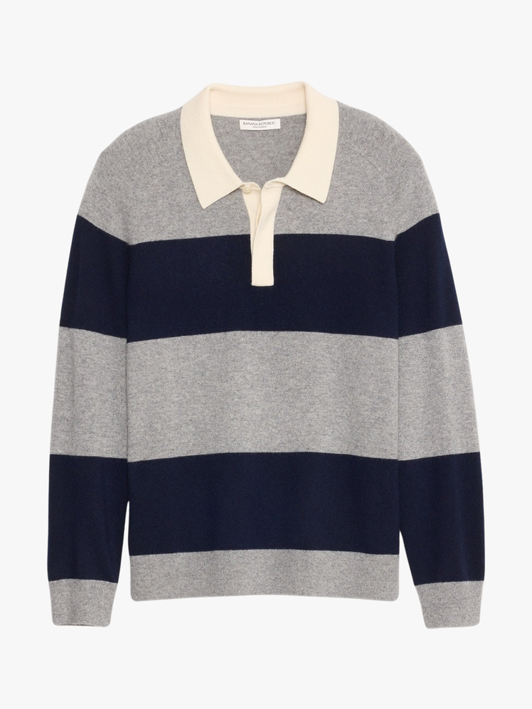 Cashmere Rugby Sweater