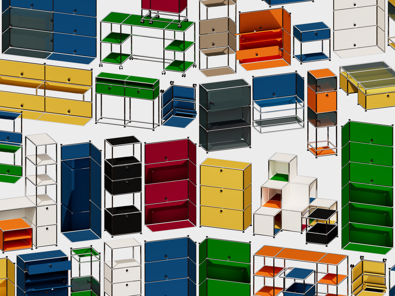 The Candy-Colored Shelves Infiltrating the Neutral Millennial Home