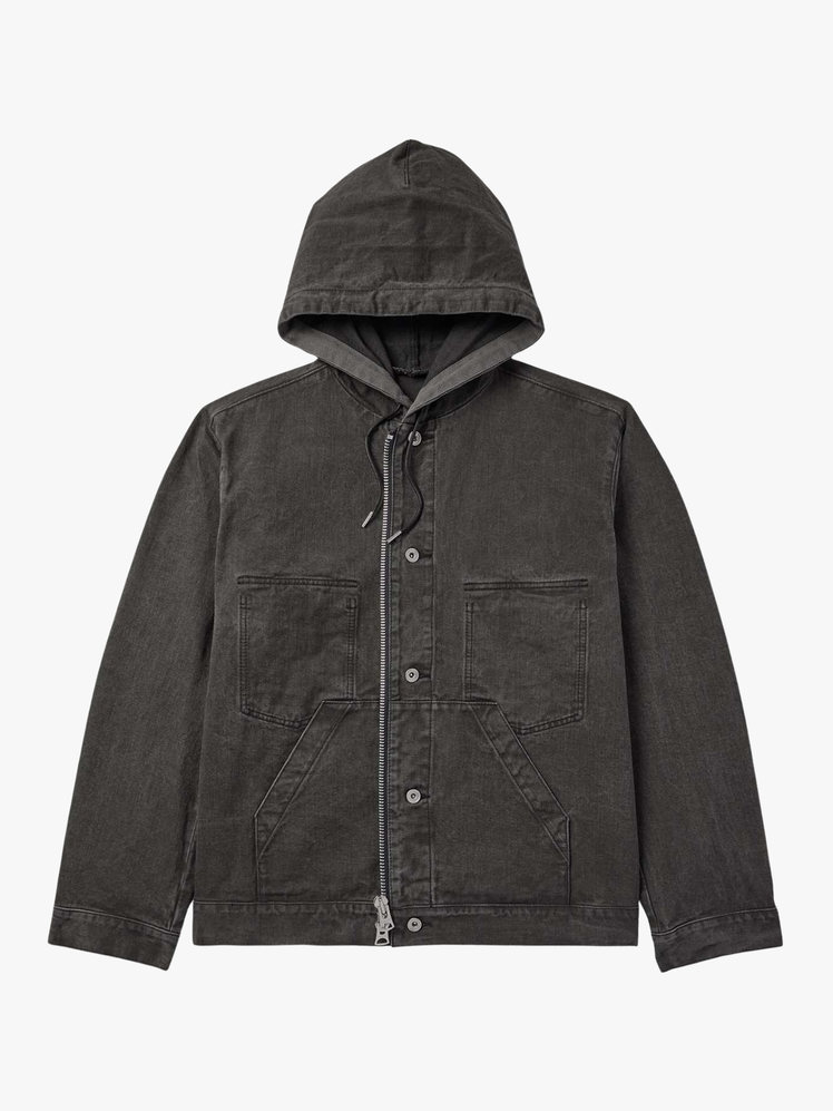 Hooded Denim Jacket