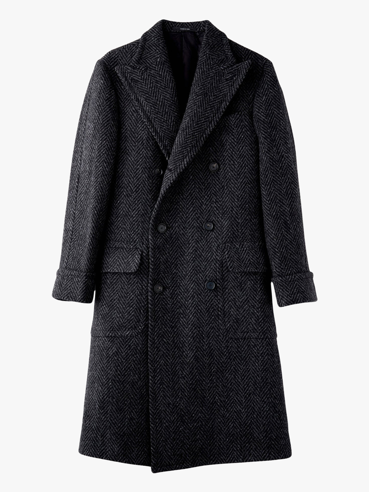 Errigal Tweed Polo Coat