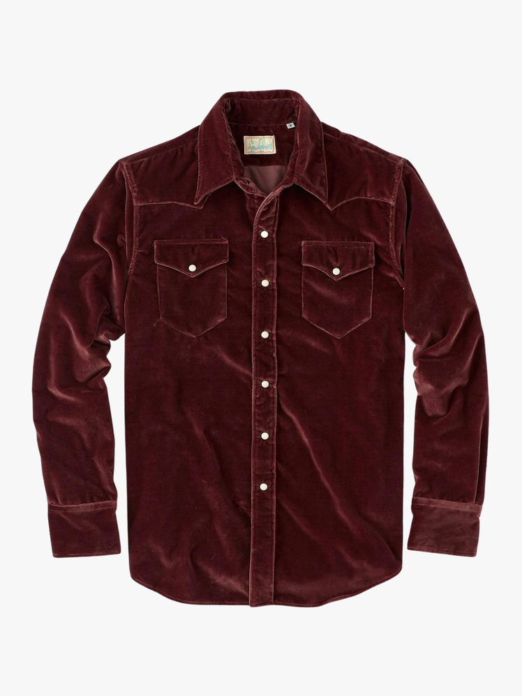 Velvet Pearl Snap Shirt