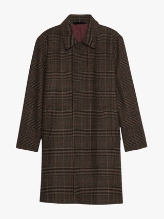 Italian Plaid Car Coat
