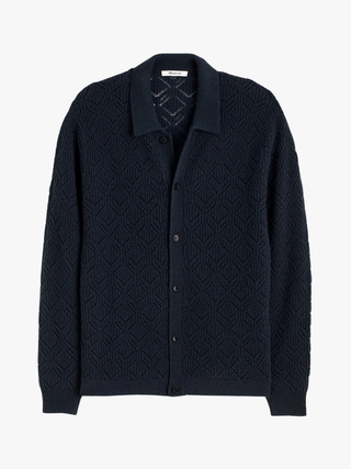 DiamondStitch Sweater Shirt