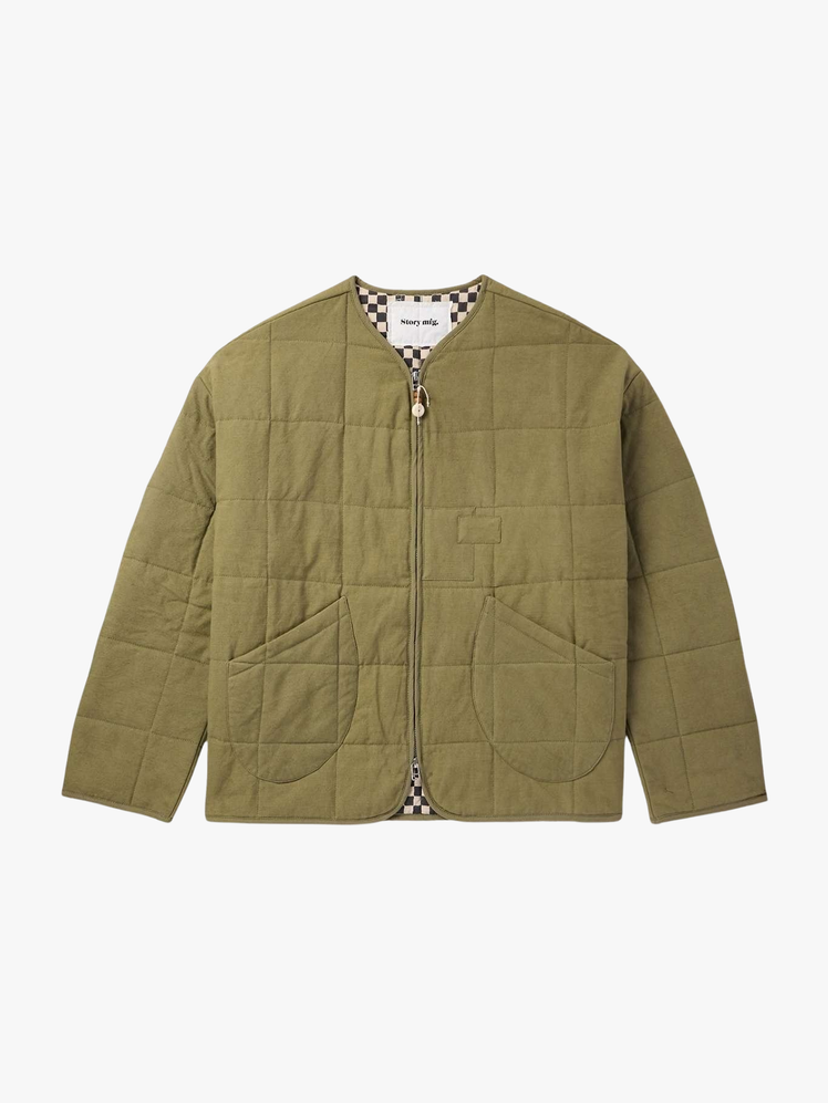 Tellus Quilted Organic Cotton Jacket